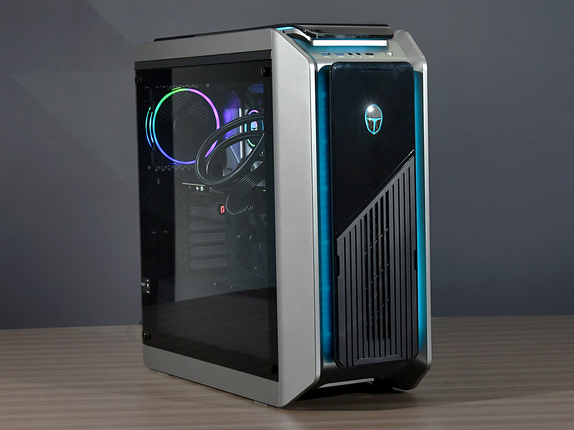 出色水冷搭高端硬核雷神911黑武士4 主机评测